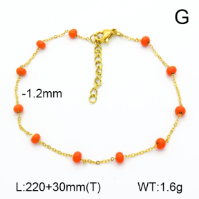 Stainless Steel Anklets  7A9000260ablb-G023
