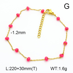 Stainless Steel Anklets  7A9000262ablb-G023