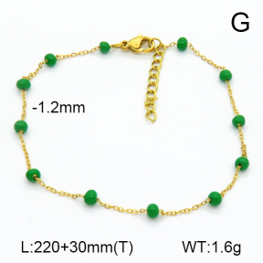 Stainless Steel Anklets  7A9000264ablb-G023