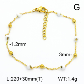Stainless Steel Anklets  7A9000272aaki-G023