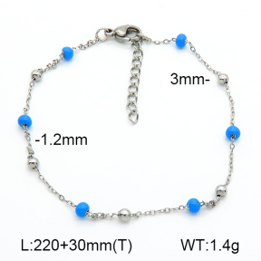 Stainless Steel Anklets  7A9000275aaji-G023