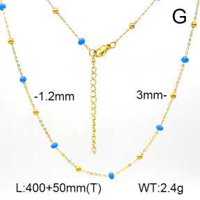 Stainless Steel Necklace  7N3000142vbmb-G023