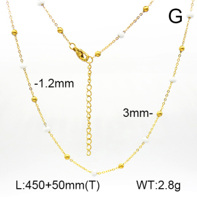 Stainless Steel Necklace  7N3000145bbml-G023