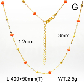 Stainless Steel Necklace  7N3000149vbmb-G023