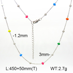 Stainless Steel Necklace  7N3000155vbll-G023