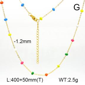 Stainless Steel Necklace  7N3000173vbnb-G023