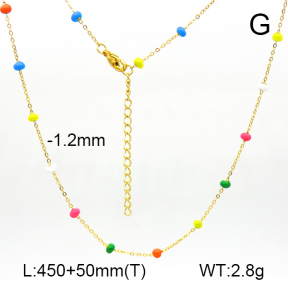 Stainless Steel Necklace  7N3000174vbnl-G023