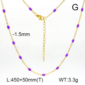 Stainless Steel Necklace  7N3000201vbnl-G023