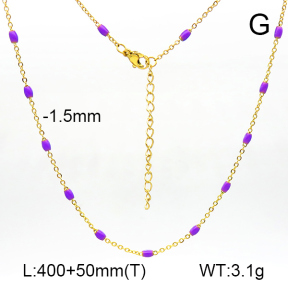Stainless Steel Necklace  7N3000202vbnb-G023