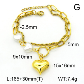 Stainless Steel Bracelet  7B3000152bhia-354