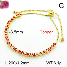 Fashion Copper Bracelet  F7B300720bbov-L017