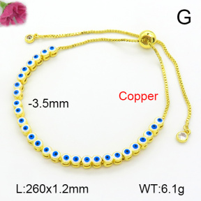 Fashion Copper Bracelet  F7B300721bbov-L017