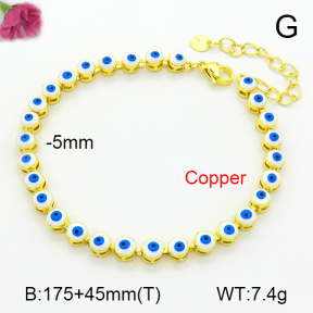 Fashion Copper Bracelet  F7B300729bhva-L017
