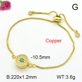 Fashion Copper Bracelet  F7B401200vail-L017