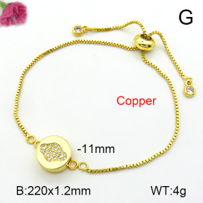 Fashion Copper Bracelet  F7B401205vail-L017