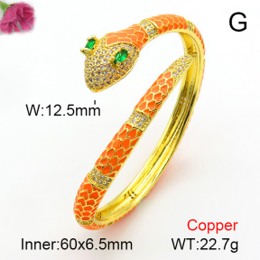 Fashion Copper Bangle  F7BA30046vila-L017