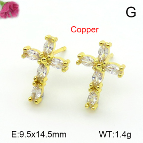 Fashion Copper Earrings  F7E400701ablb-L017