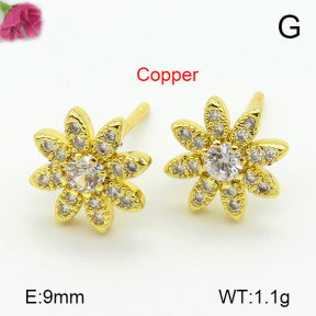 Fashion Copper Earrings  F7E400703ablb-L017