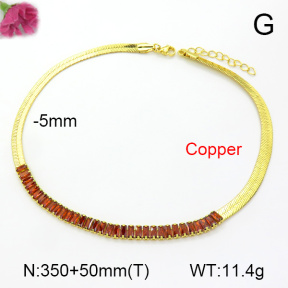 Fashion Copper Necklace  F7N401545bhva-L017