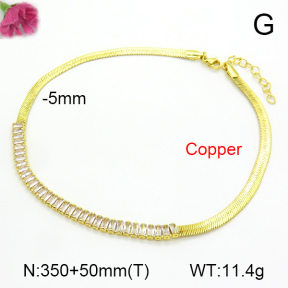 Fashion Copper Necklace  F7N401546bhva-L017