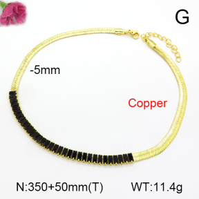 Fashion Copper Necklace  F7N401548bhva-L017