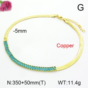 Fashion Copper Necklace  F7N401549bhva-L017
