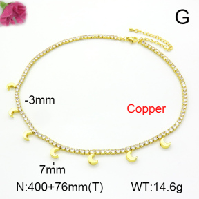 Fashion Copper Necklace  F7N401551ahlv-L017