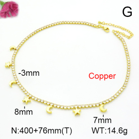 Fashion Copper Necklace  F7N401552ahlv-L017