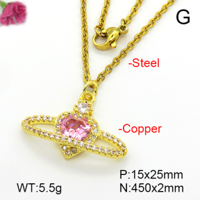 Fashion Copper Necklace  F7N401561baka-L017