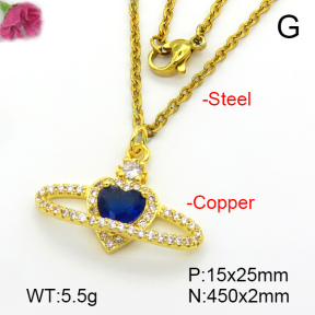 Fashion Copper Necklace  F7N401562baka-L017