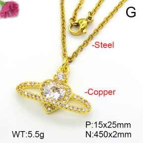 Fashion Copper Necklace  F7N401563baka-L017