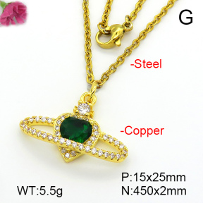 Fashion Copper Necklace  F7N401564baka-L017