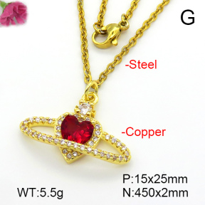 Fashion Copper Necklace  F7N401565baka-L017