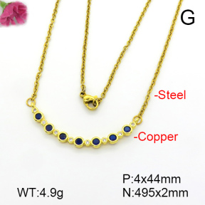 Fashion Copper Necklace  F7N401566aajl-L017