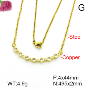 Fashion Copper Necklace  F7N401569aajl-L017