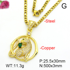 Fashion Copper Necklace  F7N401571vbnb-L017