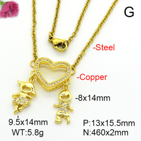 Fashion Copper Necklace  F7N401577ablb-L017