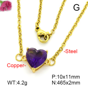Fashion Copper Necklace  F7N401588vaia-L017