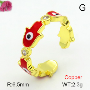 Fashion Copper Ring  F7R300213ablb-L017