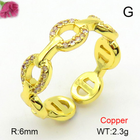 Fashion Copper Ring  F7R400629ablb-L017