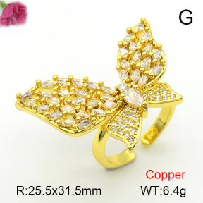 Fashion Copper Ring  F7R400633bbov-L017