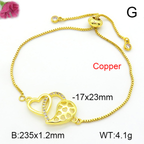 Fashion Copper Bracelet  F7B401264aahl-L035