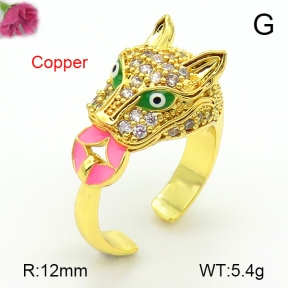 Fashion Copper Ring  F7R400641aakm-L035