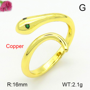 Fashion Copper Ring  F7R400645aaho-L035