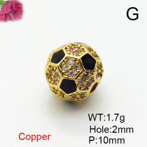 Fashion Copper Accessories  Micro Pave Cubic Zirconia & Enamel  XFF00980aajl-L035