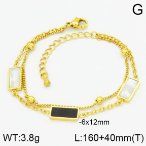 Stainless Steel Bracelet  2B4000980bhbl-669