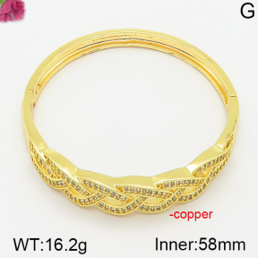 Fashion Copper Bangle  F5BA40297vihb-J111