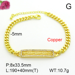 Fashion Copper Bracelet  F7B401287vbnb-L024