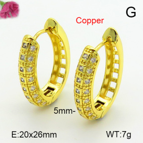 Fashion Copper Earrings  F7E400716bbov-L024