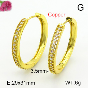 Fashion Copper Earrings  F7E400719bbov-L024